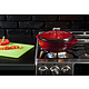 Cocotte en fonte émaillée rouge 3 pt rond de Lodge