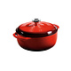 Cocotte en fonte émaillée rouge 4,5 pt rond de Lodge
