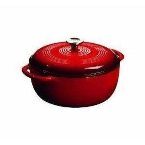 Cocotte en fonte émaillée rouge 7,5 pt de Lodge