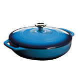 Lodge Lodge 3.6 Quart Blue Enameled Cast Iron Covered Casserole