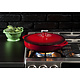 Lodge 3.6 Quart Red Enameled Cast Iron Covered Casserole