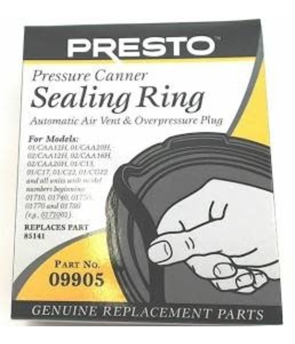 Presto Pressure Canner Sealing Ring/Safety Plug Pack