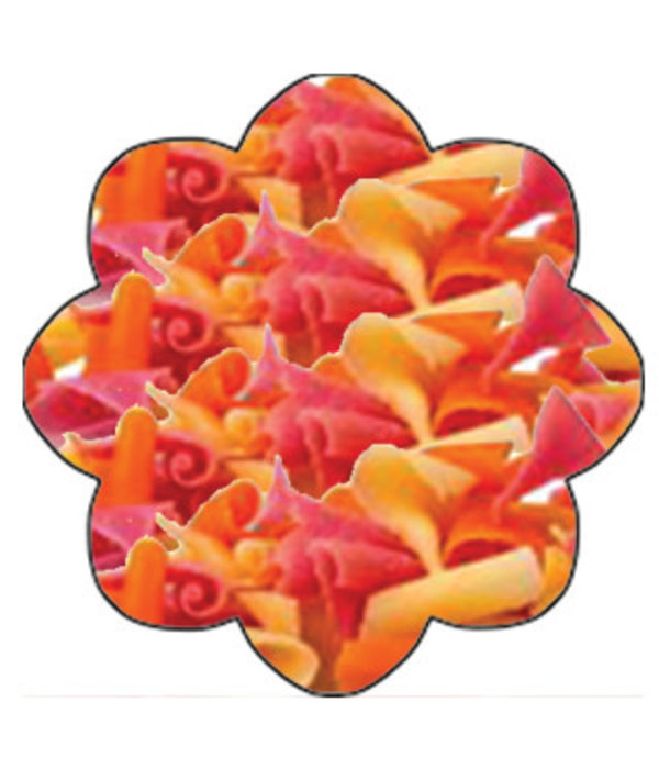 Blossom Curls Chocolate Decorations - Bright Colours