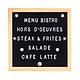 Tableau de message en feutre de Starfrit Gourmet Bistro