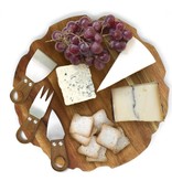 Natural Living Ensemble de 3 couteaux à fromage acacia Alpin de Natural Living
