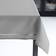 Harman Round Linen Look Tablecloth 70"R, Grey
