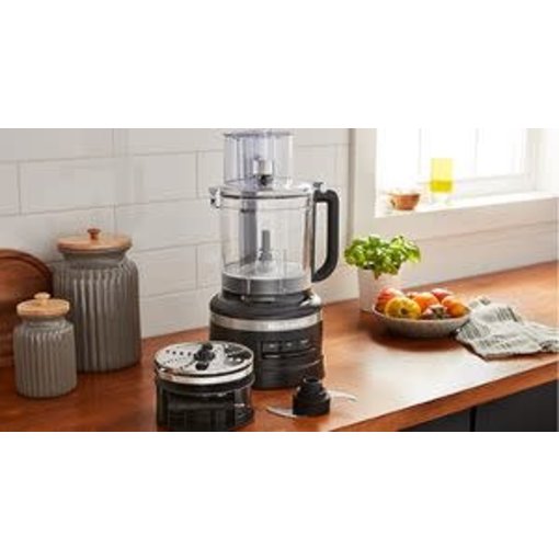KitchenAid Robot culinaire 13 tasses avec trousse de tranchage en dés noir mat de KitchenAid