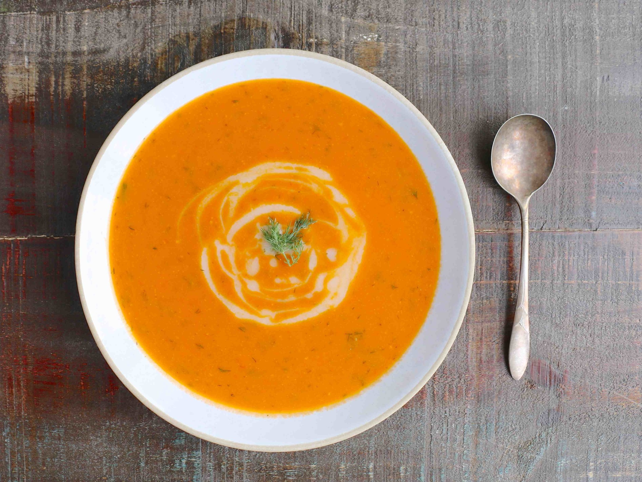 Recette de la semaine: Soupe aux Tomates Rôties & à l'Aneth