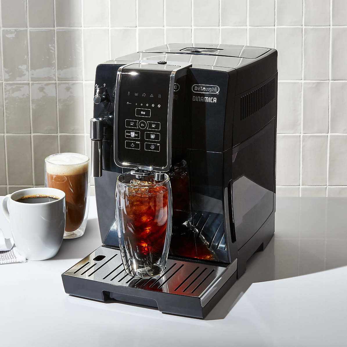 Machine à espresso automatique Delonghi Dinamica Noir | Ares Cuisine - Ares  Accessoires de cuisine