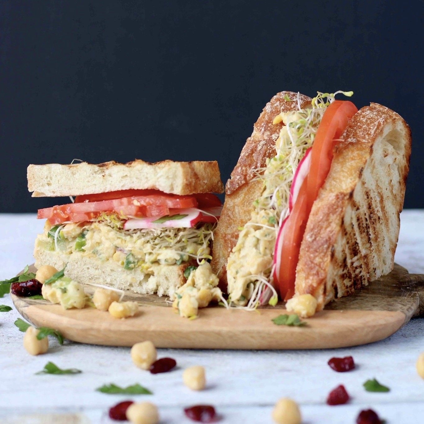 Recette de la semaine: Sandwich à la Salade de Pois Chiches