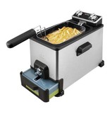 Kalorik Kalorik Stainless Steel 4.2 Quart Deep Fryer with Oil Filtration XL