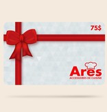 Carte-cadeau de 75$ Ares Cuisine - VALIDE EN MAGASIN SEULEMENT