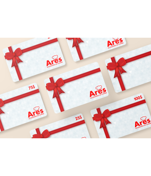 Carte-cadeau de 200$ Ares Cuisine - VALIDE EN MAGASIN SEULEMENT