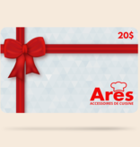 Carte-cadeau de 20$ Ares Cuisine - VALIDE EN MAGASIN SEULEMENT