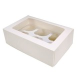 Vincent Sélection Vincent White Cake Box with 6 Muffin Inserts