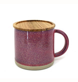 BIA Cordon Bleu Tasse lustrée mauve avec couvercle de BIA