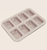 ChefMade ChefMade Professional Series Champagne Gold 8 Mini-Loaf Pan