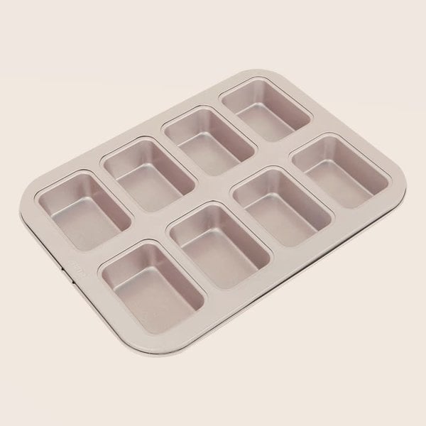 ChefMade Professional Series Champagne Gold 8 Mini-Loaf Pan