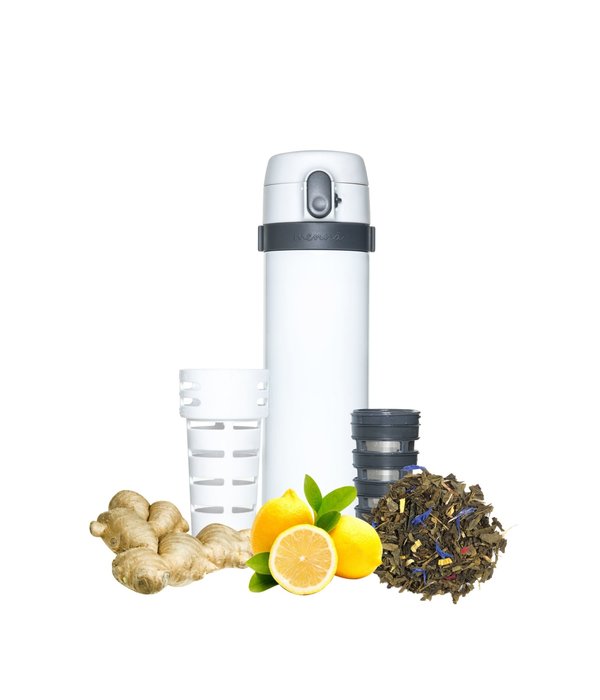 Infuser portatif blanc 12 ozs de thé Mennä One