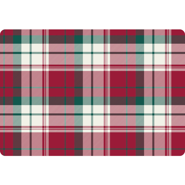 Safdie Printed 'Classic Holiday Plaid' Placemat