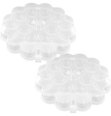 Plateau à œufs avec couvercle à clipser