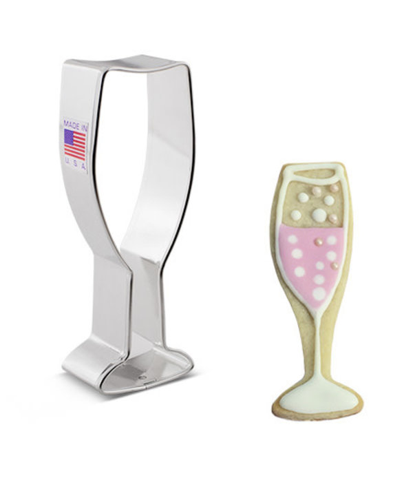 Ann Clark Emporte-pièce verre champagne 4"