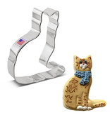 Ann Clark Ann Clark Cookie Cutter Cat curled 4''