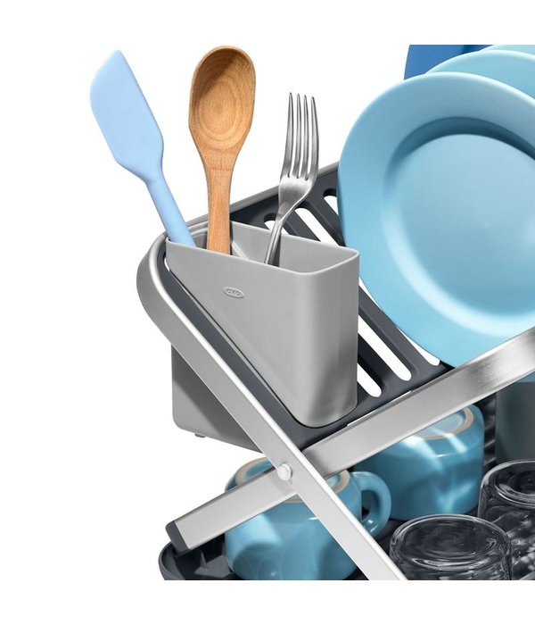 Égouttoir à vaisselle pliable, panier à vaisselle, égouttoir, égouttoir de  cuisine, égouttoir à vaisselle escamotable, égouttoirs à vaisselle  portables pour comptoir de cuisine, camping-cars (12,2''Wx14,4''L-Gray) 