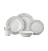 Maxwell & Williams Maxwell & Williams "Jewel Rim" Dinner Set 20pc Black