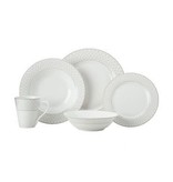 Maxwell & Williams MAXWELL & WILLIAMS "JEWEL RIM" DINNER SET 20PC GREY