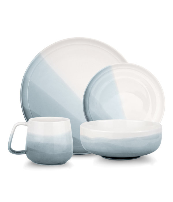 Brilliant Nautica 16 Piece Dinnerware Set, Service for 4