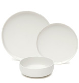 Brilliant "Urban" 12 Piece White Dinnerware Set, Service for 4