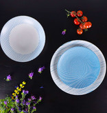Mesa "Pedro Blue" Service de Vaisselle en Grès 12 Pièces, 4 Couverts
