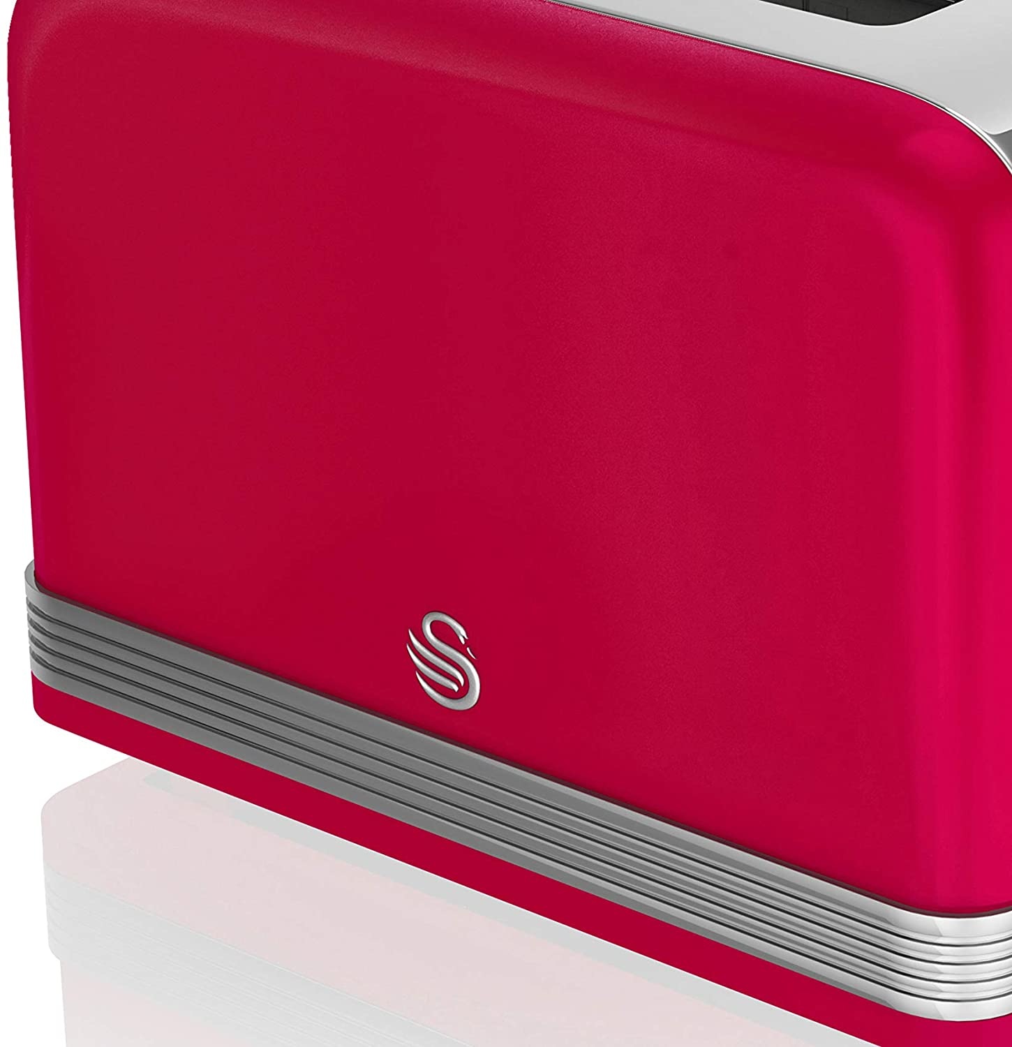 Swan ST34020PN 4 Slice Retro Style Toaster In Pink