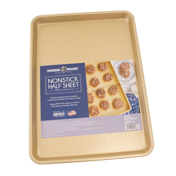 Nordic Ware 18x13" gold non-stick cookie sheet
