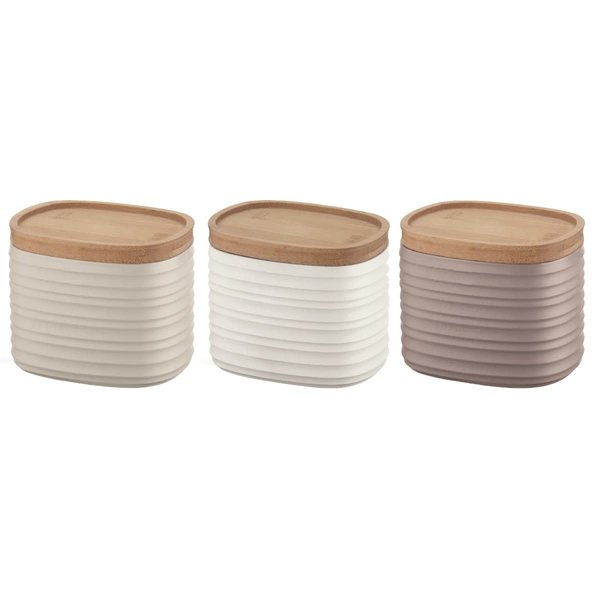 Guzzini Set of 3 "Tierra" storage boxes 500ml