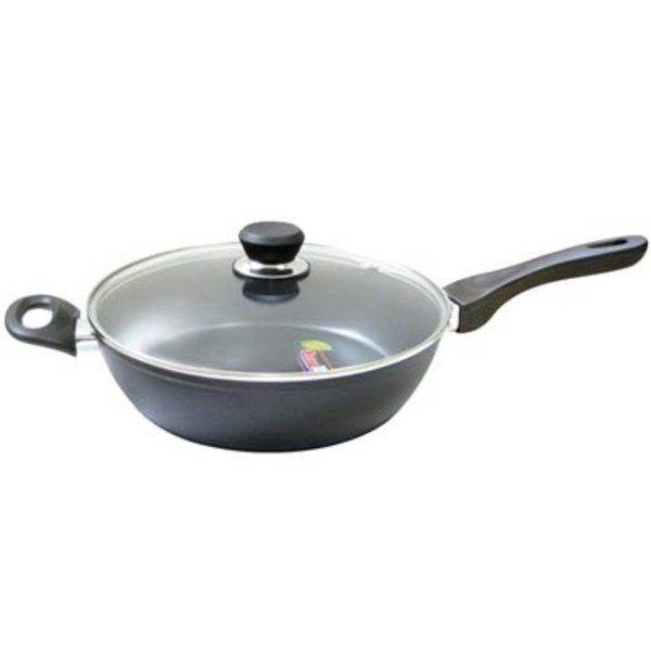 Sauteuse avec couvercle 30cm de Strauss Titanium