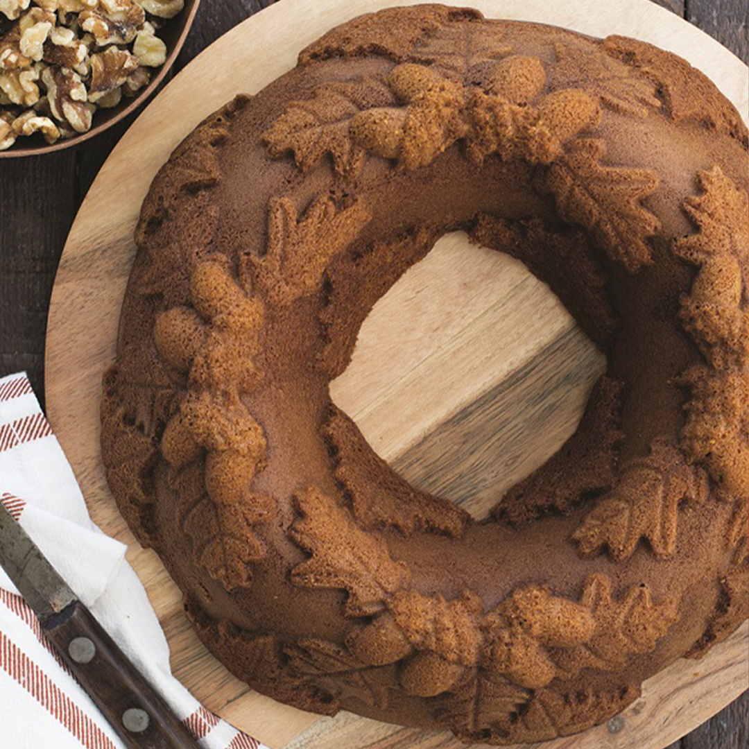 RECETTE DE LA SEMAINE : GÂTEAU BUNDT À LA CITROUILLE AVEC GARNITURE AU GINGEMBRE