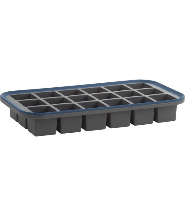 Trudeau Trudeau Silicone Ice Cube Tray with Integrated Steel Structure