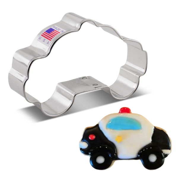 Ann Clark Police Car Cookie Cutter 3.75"