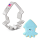 Ann Clark Cute Squid Cookie Cutter 3.75"