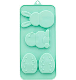 Wilton Wilton 3-D Easter Silicone Candy Mold, 4-Cavity