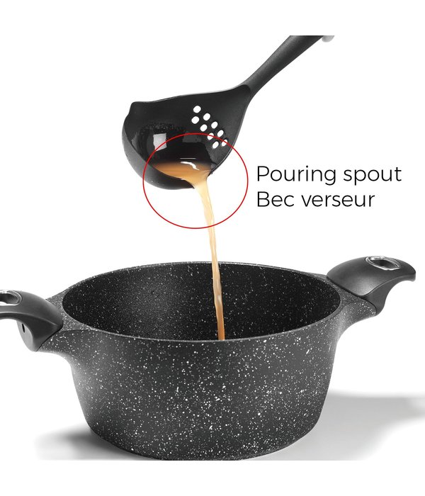 Starfrit Starfrit Gourmet Steel ladle with integrated skimmer