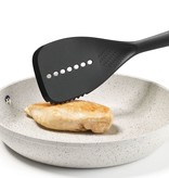 Starfrit Starfrit Gourmet Steel Slotted Turner with integrated scraper