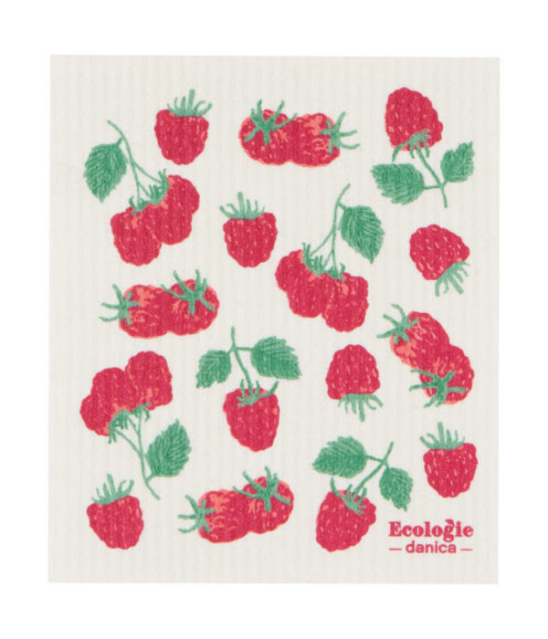 Danica Ecologie Swedish Sponge Cloth Raspberries