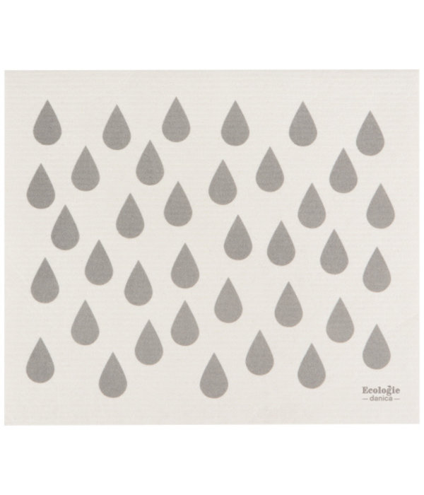 Now Designs Tapis de séchage/lavette Suédoise London Gray 12x14 de Now Designs