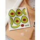 Now Designs Swedish Dry Mat/Cloth Avocados 12x14
