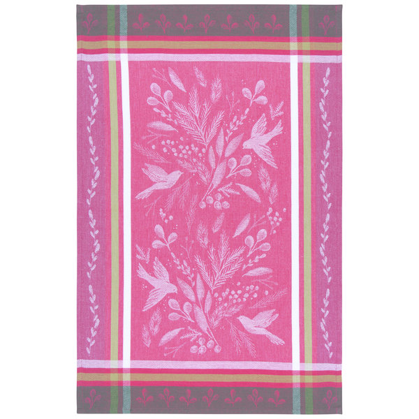 Now Designs Winterbough Red Jacquard Dishtowel