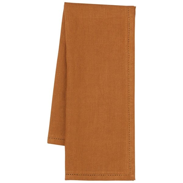 Danica Heirloom Linen dish towel with hemstitch "Amber"