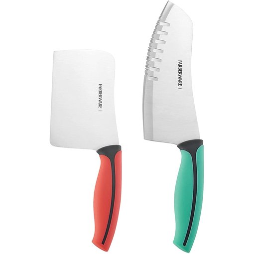 Ensemble de couteaux de chef à prise souple Lot de 2 de Farberware